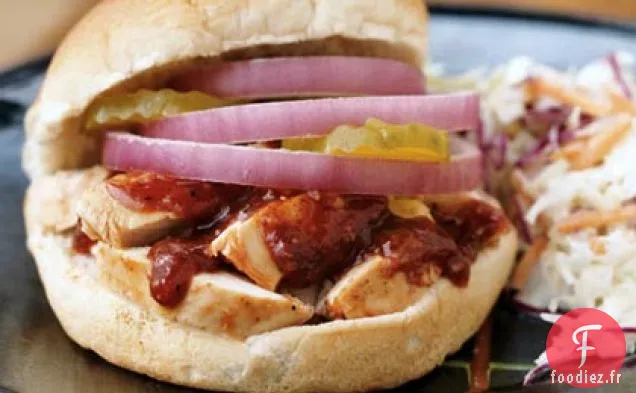 Poulet en Canette de Bière Barbecue Au Four