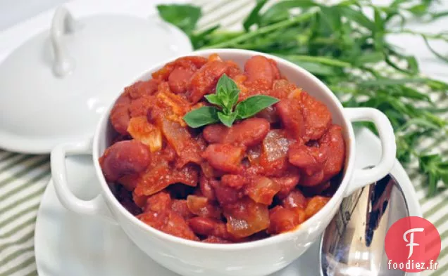 Porc et Haricots Cuits au Barbecue