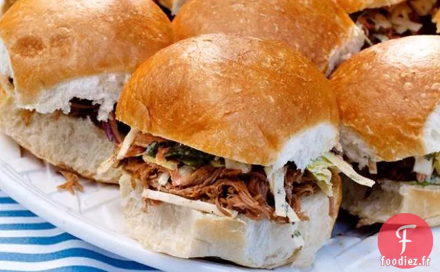 Sandwichs au Porc effiloché
