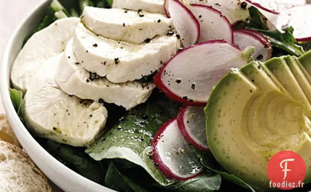 Salade de Roquette au Poulet et Avocat