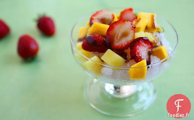 Glace Pilée Taïwanaise Aux Fruits