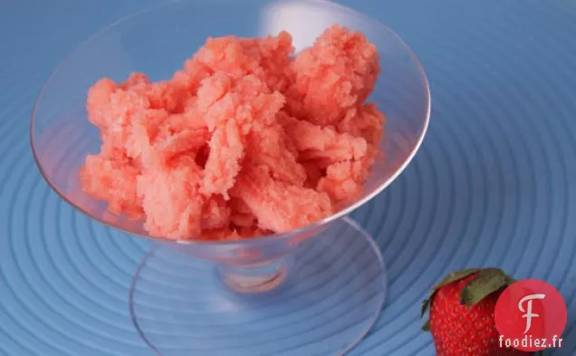 Glace à la Goyave aux Fraises