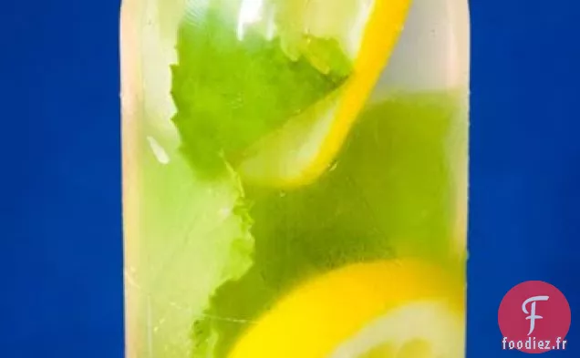 L'eau citronnée Fraîche Demi-congelée de Charlotte