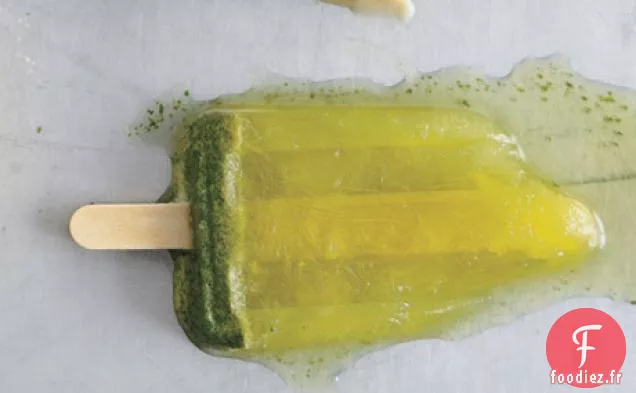 Pop de Glace à la Menthe Caipirinha