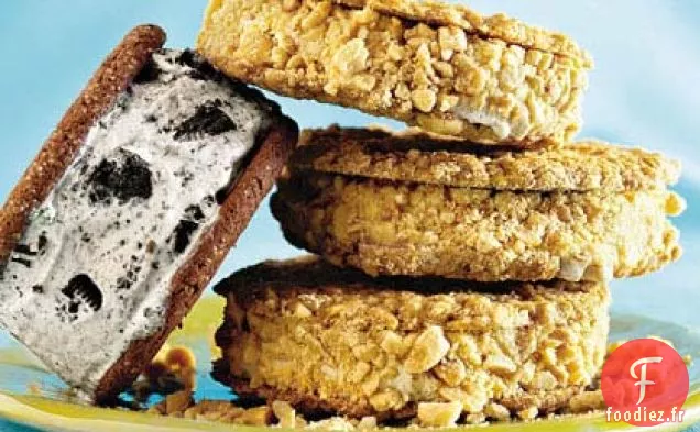 Sandwichs à la crème glacée aux arachides