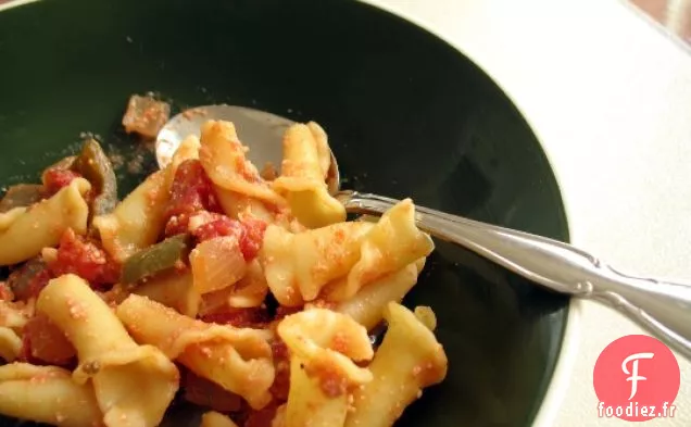 Pâtes Crémeuses À La Tomate, Au Bacon Et À La Ricotta