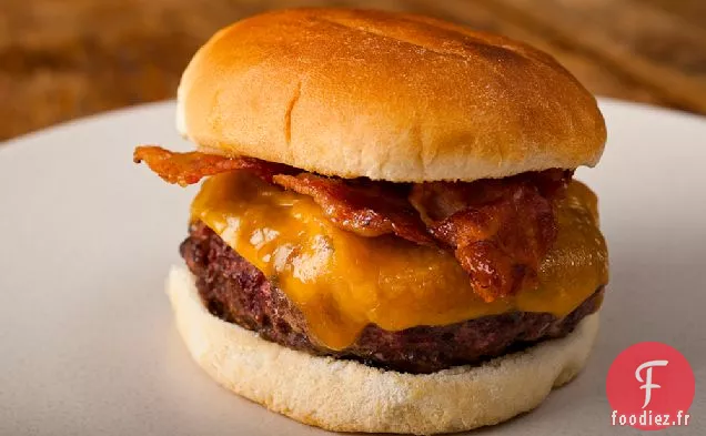 Recette de Burger au Bacon et au Cheddar
