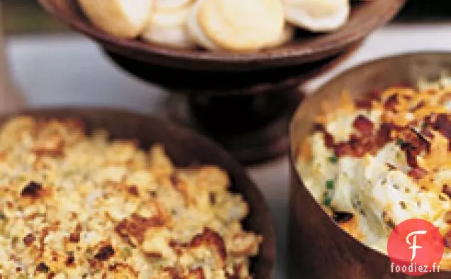 Purée De Pommes De Terre Au Bacon Et Au Cheddar