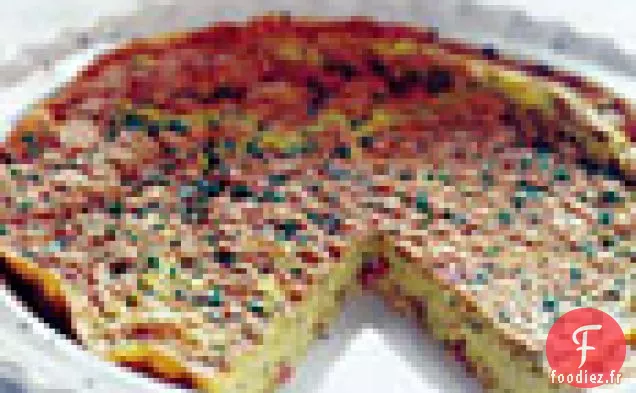 Frittata à la Pancetta et à la Menthe