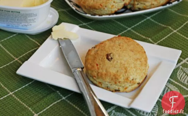 Biscuits à la Crème au Bacon au Cheddar