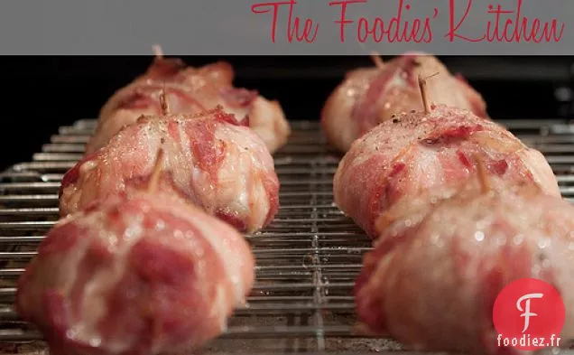 Wraps de Bacon Au Poulet Sucré