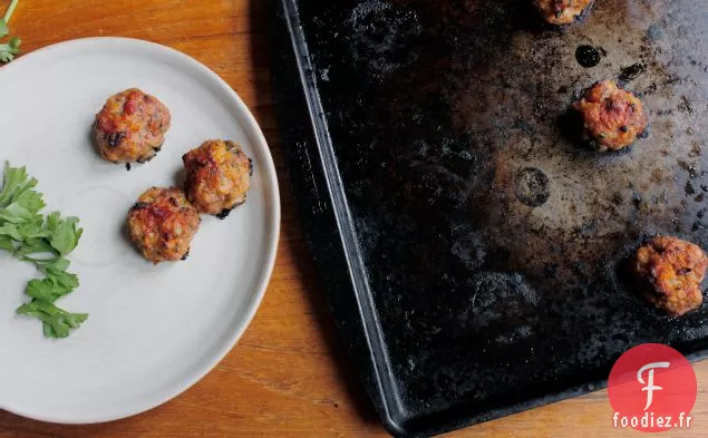 Boulettes De Cocktail Glacées Aux Tomates Et Au Bacon