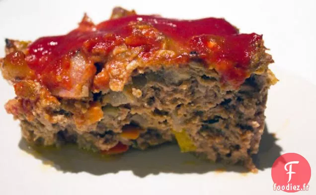 Pain de Viande Burger au Bacon Et au Fromage
