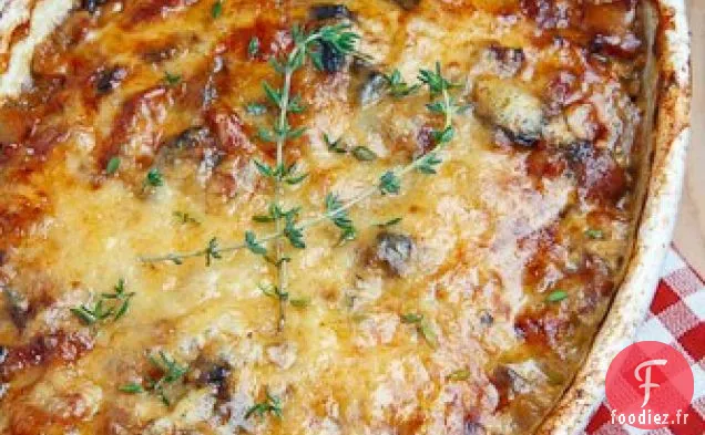 Gratin de Pommes de Terre Pancetta et Cèpes