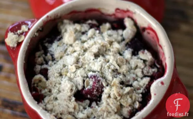 Crumble framboise-balsamique