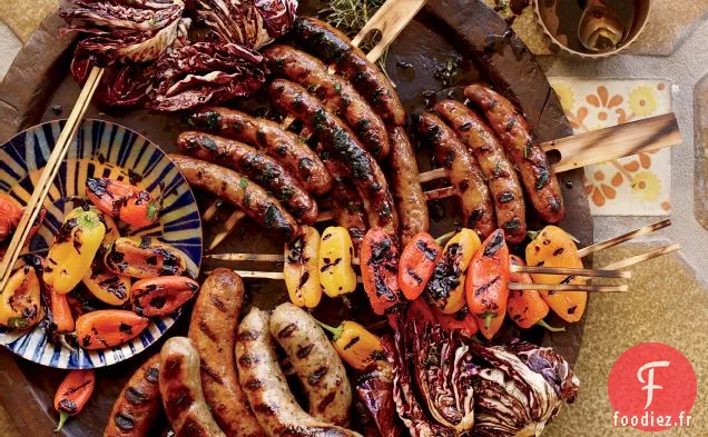 Grillade Mixte de Saucisses avec Vinaigrette Balsamique