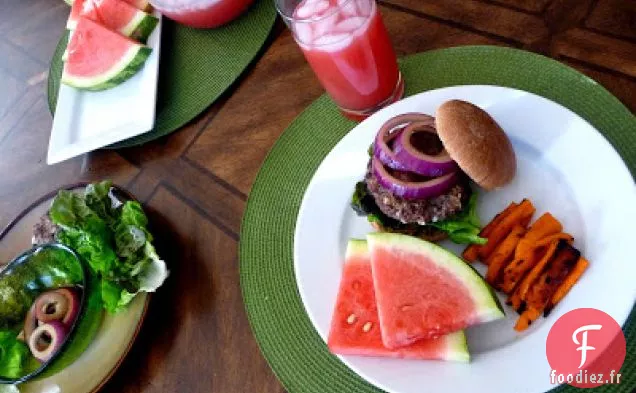 Burgers Balsamiques au Fromage Bleu