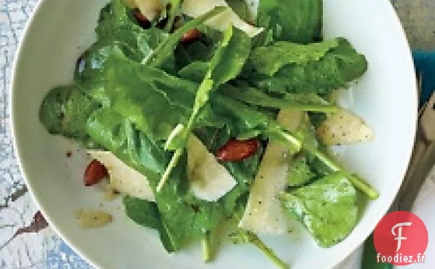 Salade De Roquette Aux Amandes Et Au Parmesan