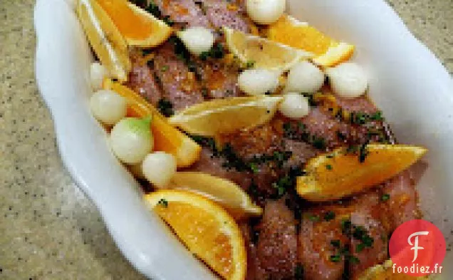 Poulet Infusé aux Agrumes Balsamiques