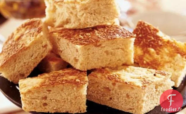 Focaccia à l'Oignon Caramélisé Asiago et Balsamique