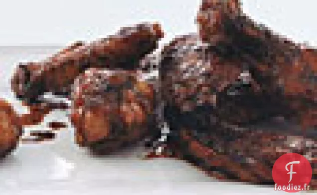 Ailes De Poulet Glacées au Soya Balsamique