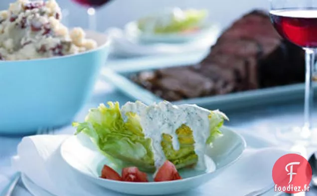 Salade d'Iceberg avec Vinaigrette au Babeurre