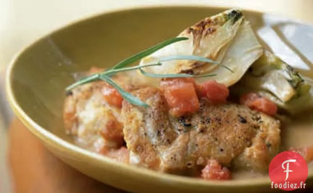 Poulet au Fenouil, Tomate et Vinaigre d'Estragon
