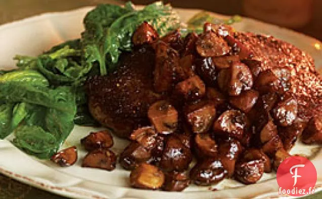 Champignons Sautés Au Balsamique