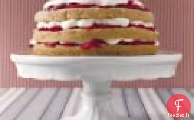 Gâteau à la Crème aux Fraises