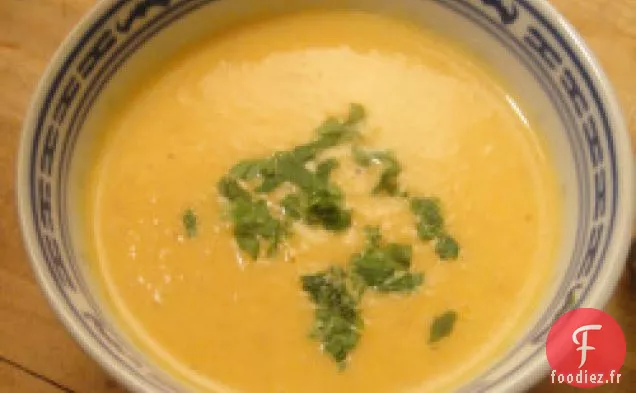 Cuire le livre: Crème de Carotte avec Soupe au Gingembre