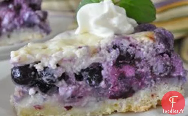 Gâteau à la Crème aux Myrtilles de la Nouvelle-Écosse