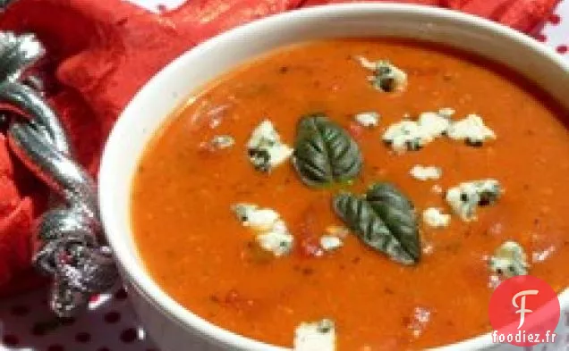 Soupe Gorgonzola à la Crème de Tomate