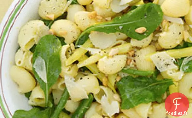 Salade De Haricots Verts, Roquette Et Pâtes