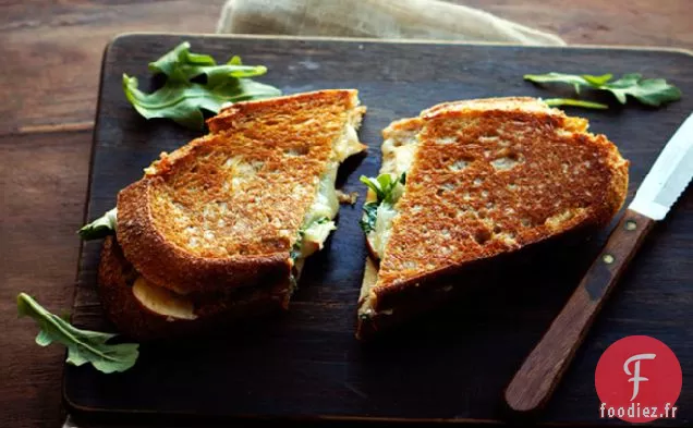 Fromage Grillé au Cheddar aux Pommes