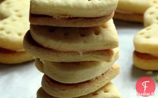 Biscuits Au Beurre À La Crème Pâtissière À La Nigelle