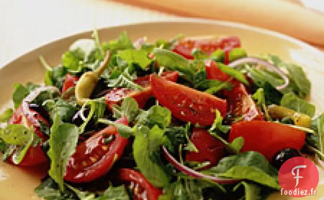 Salade De Roquette Aux Tomates