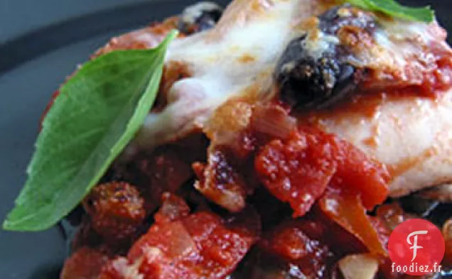Aubergine Parmigiana Caponata
