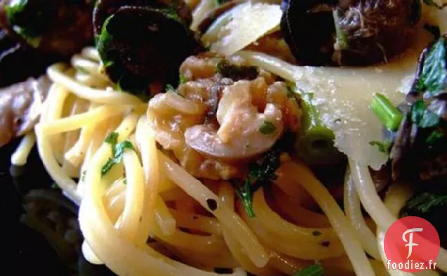 Escargots Bourguignons Aux Spaghettis