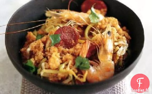 Soupe au Pain Portugais avec Recette de Crevettes