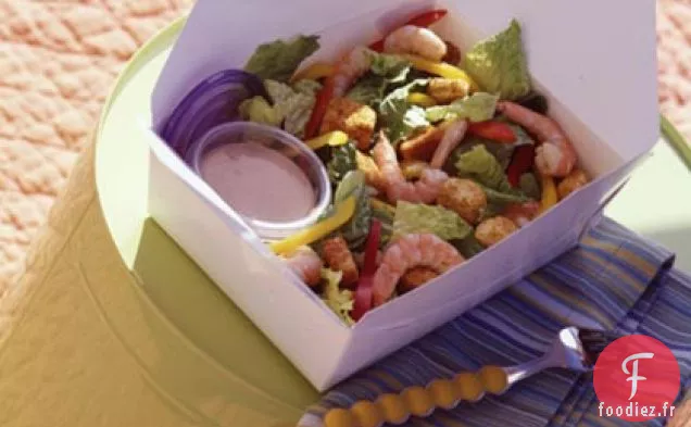 Salade César aux Crevettes du Sud-Ouest