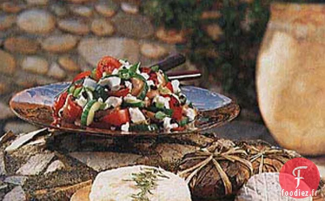 Salade de Légumes au Fromage de Chèvre