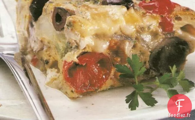 Tortino de Chou-fleur et Brocoli (Frittata)
