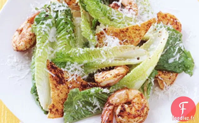 Salade César aux Crevettes