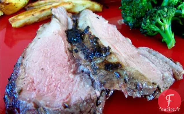 Gigot d'agneau Mariné à la Lavande