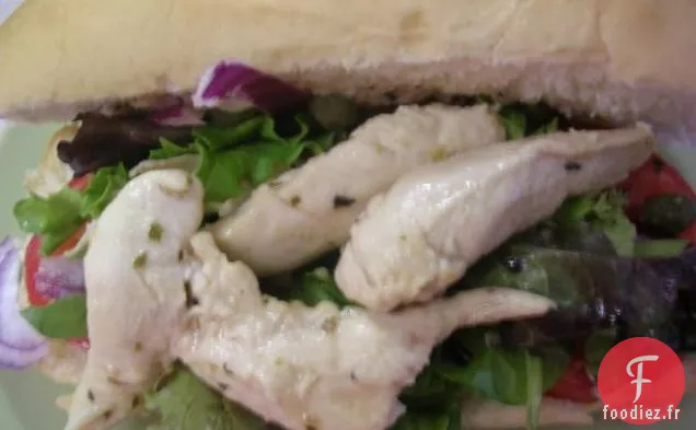Pan De Poulet Grillé Bagnat