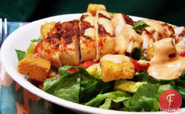 Salade César Au Poulet Du Sud-Ouest Avec Vinaigrette Chipotle