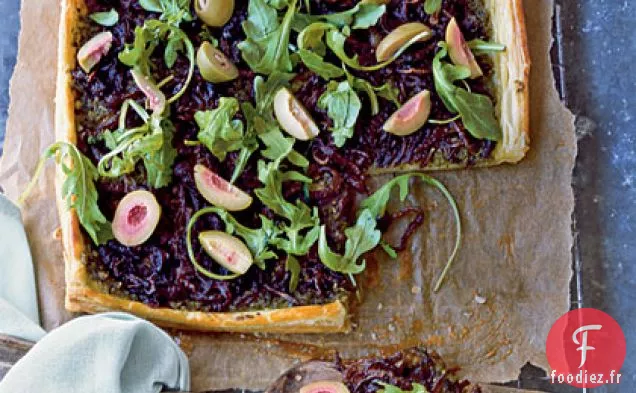 Tarte aux Oignons et aux Olives
