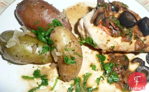 Poulet à l'Ail et aux Olives
