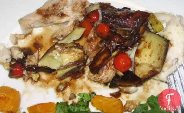 Bar Aux Artichauts et Vinaigre Balsamique