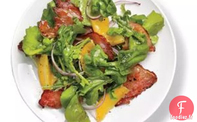 Salade De Jambon Croustillant Et Roquette